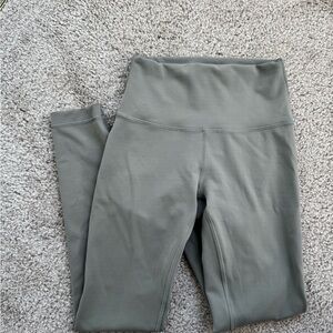 Lululemon sage green leggings size 4